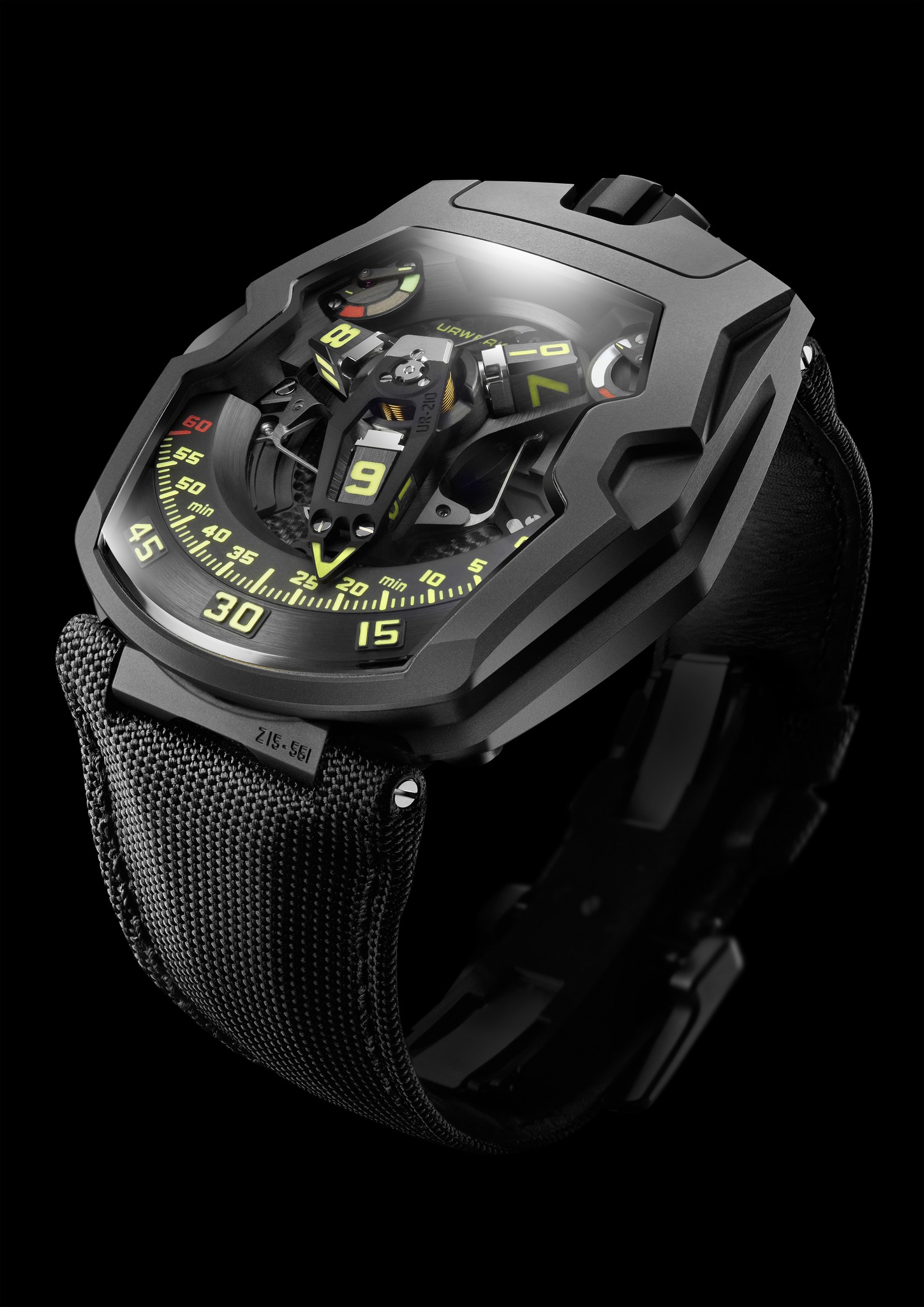 Replica Urwerk 2014 NEW UR-210Y Black Hawk Titanium and AlTiN-Coated Steel Watch